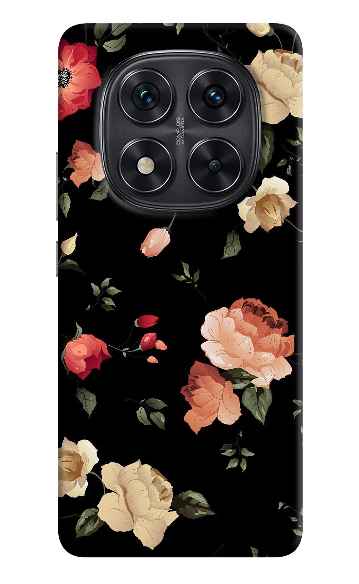 Flowers Redmi Note 14 Pro 5G Hard Case Back Cover by Casekaro