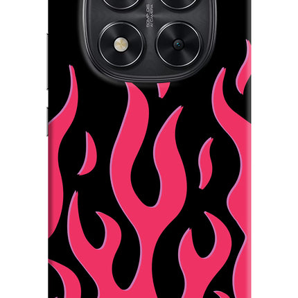Fire Flames Redmi Note 14 Pro 5G Hard Case Back Cover by Casekaro