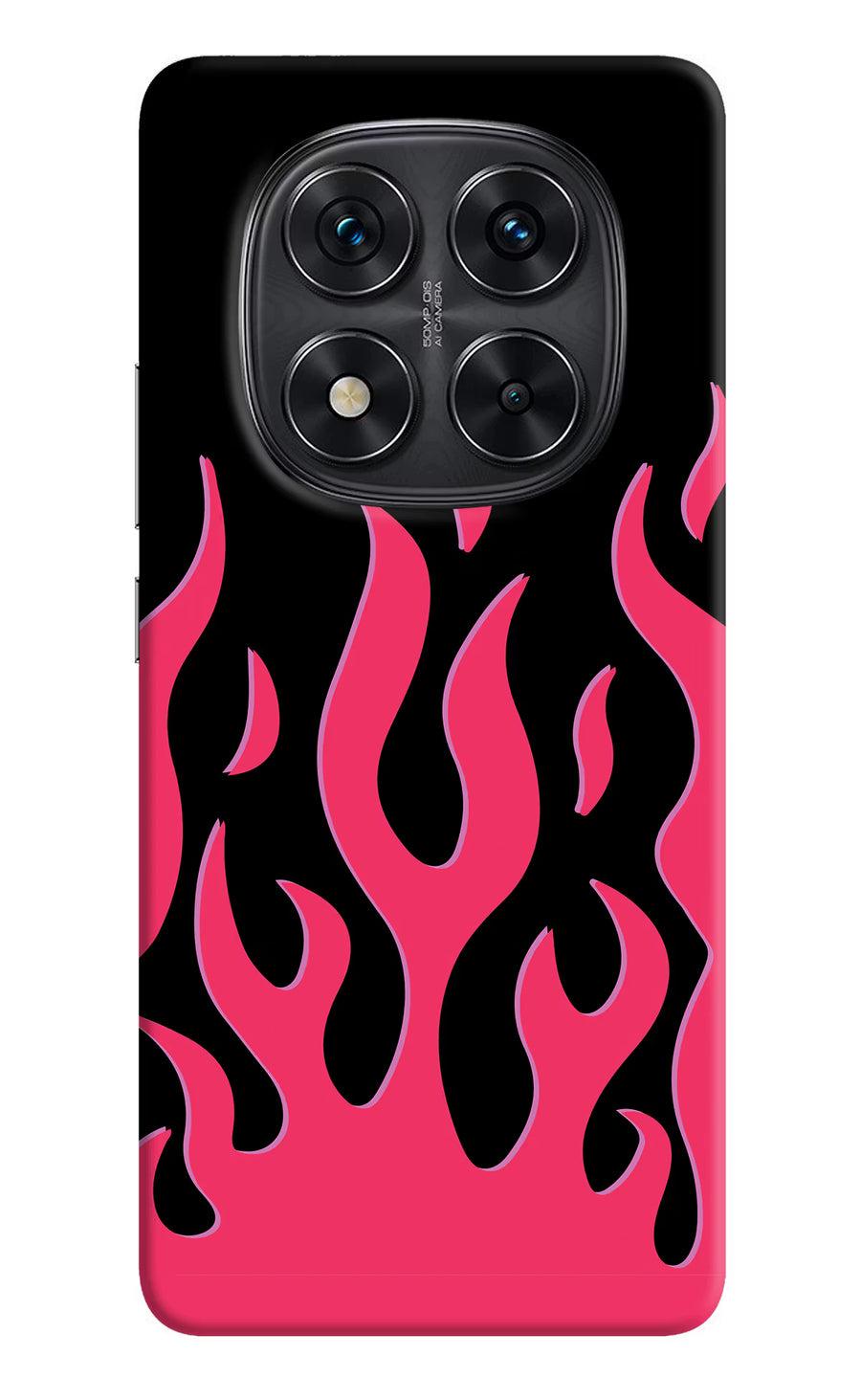 Fire Flames Redmi Note 14 Pro 5G Back Cover, Hard case
