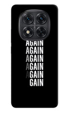 Again Again Gain Redmi Note 14 Pro 5G Hard Case Back Cover by Casekaro