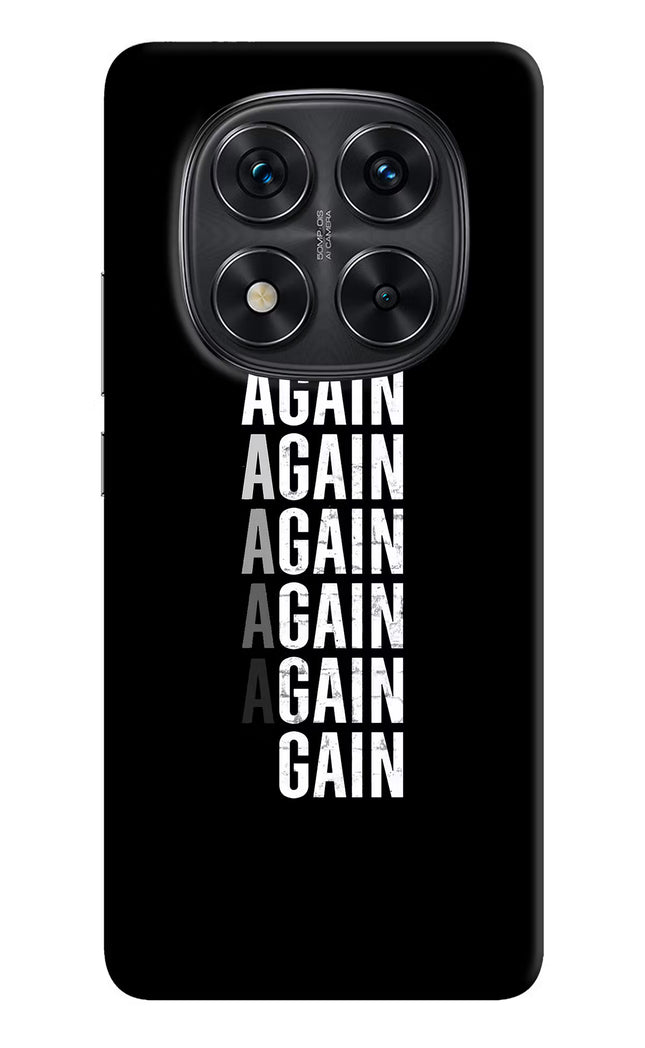 Again Again Gain Redmi Note 14 Pro 5G Hard Case Back Cover by Casekaro
