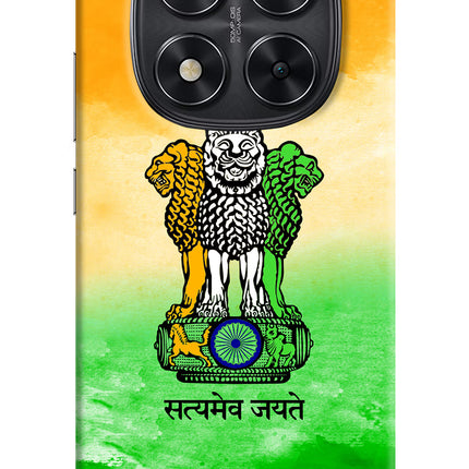 Satyamev Jayate Flag Redmi Note 14 Pro 5G Hard Case Back Cover by Casekaro