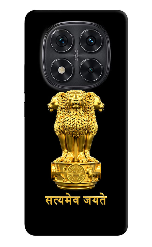 Satyamev Jayate Golden Redmi Note 14 Pro 5G Hard Case Back Cover by Casekaro