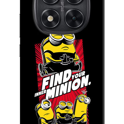 Find your inner Minion Redmi Note 14 Pro 5G Hard Case Back Cover by Casekaro