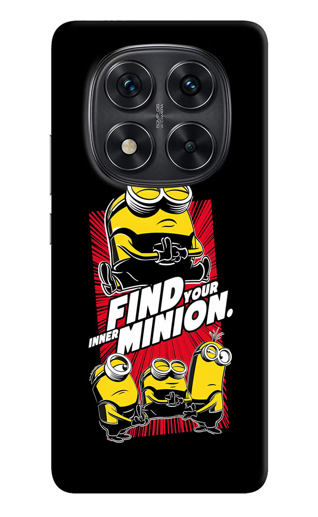 Find your inner Minion Redmi Note 14 Pro 5G Hard Case Back Cover by Casekaro