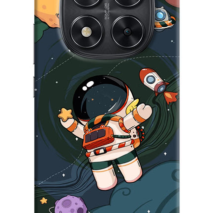Cartoon Astronaut Redmi Note 14 Pro 5G Hard Case Back Cover by Casekaro