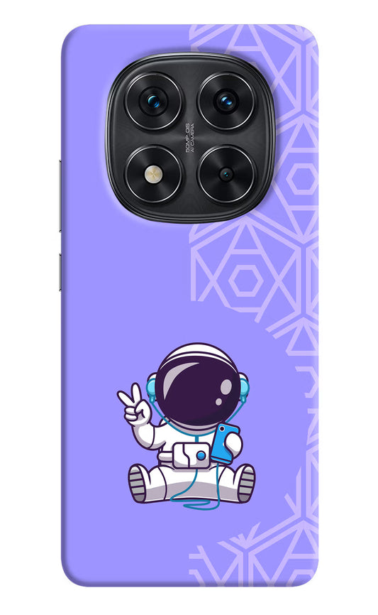 Cute Astronaut Chilling Redmi Note 14 Pro 5G Hard Case Back Cover by Casekaro