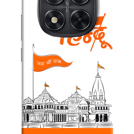 Jai Shree Ram Hindu Redmi Note 14 Pro 5G Hard Case Back Cover by Casekaro
