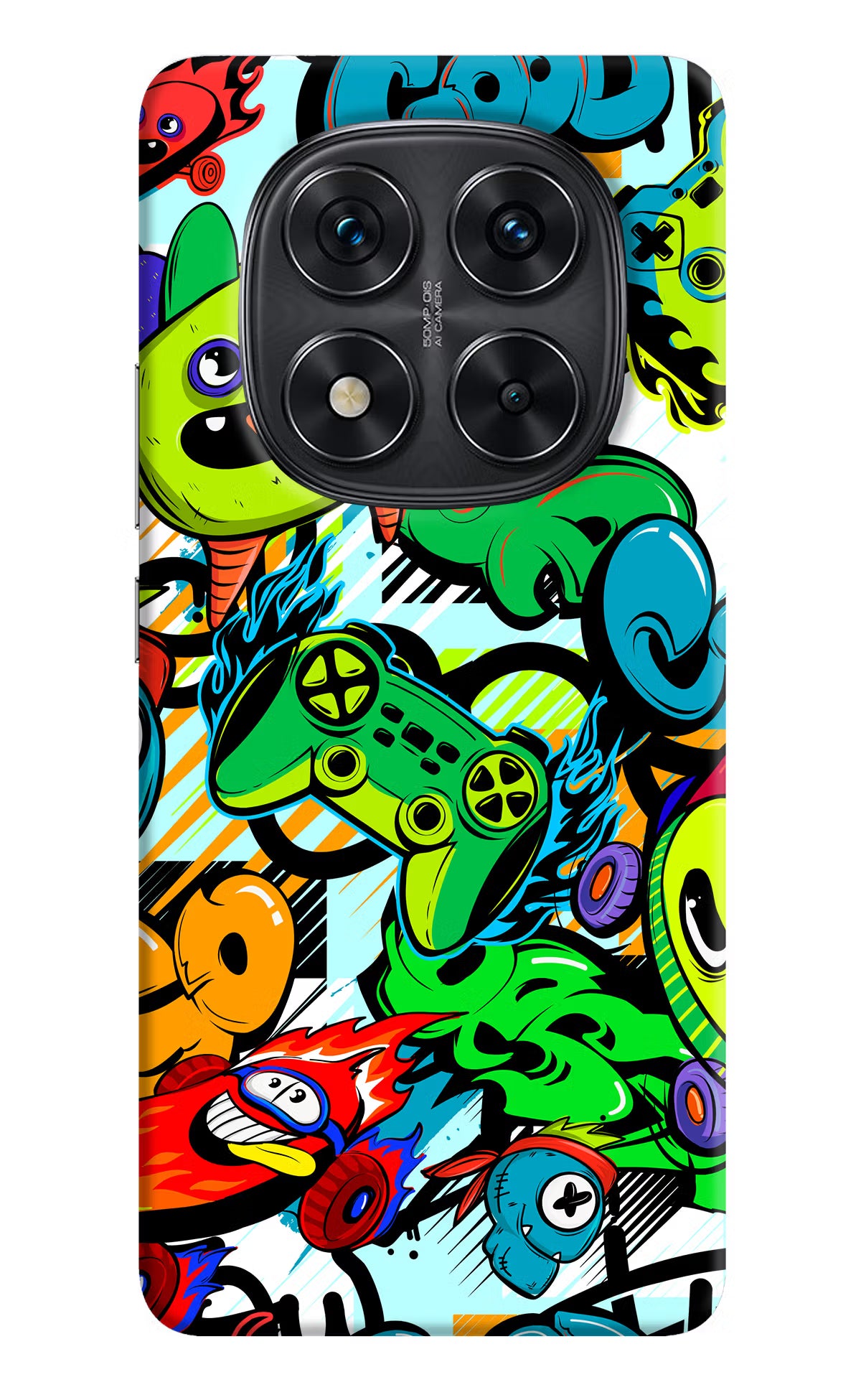 Game Doodle Redmi Note 14 Pro 5G Hard Case Back Cover by Casekaro