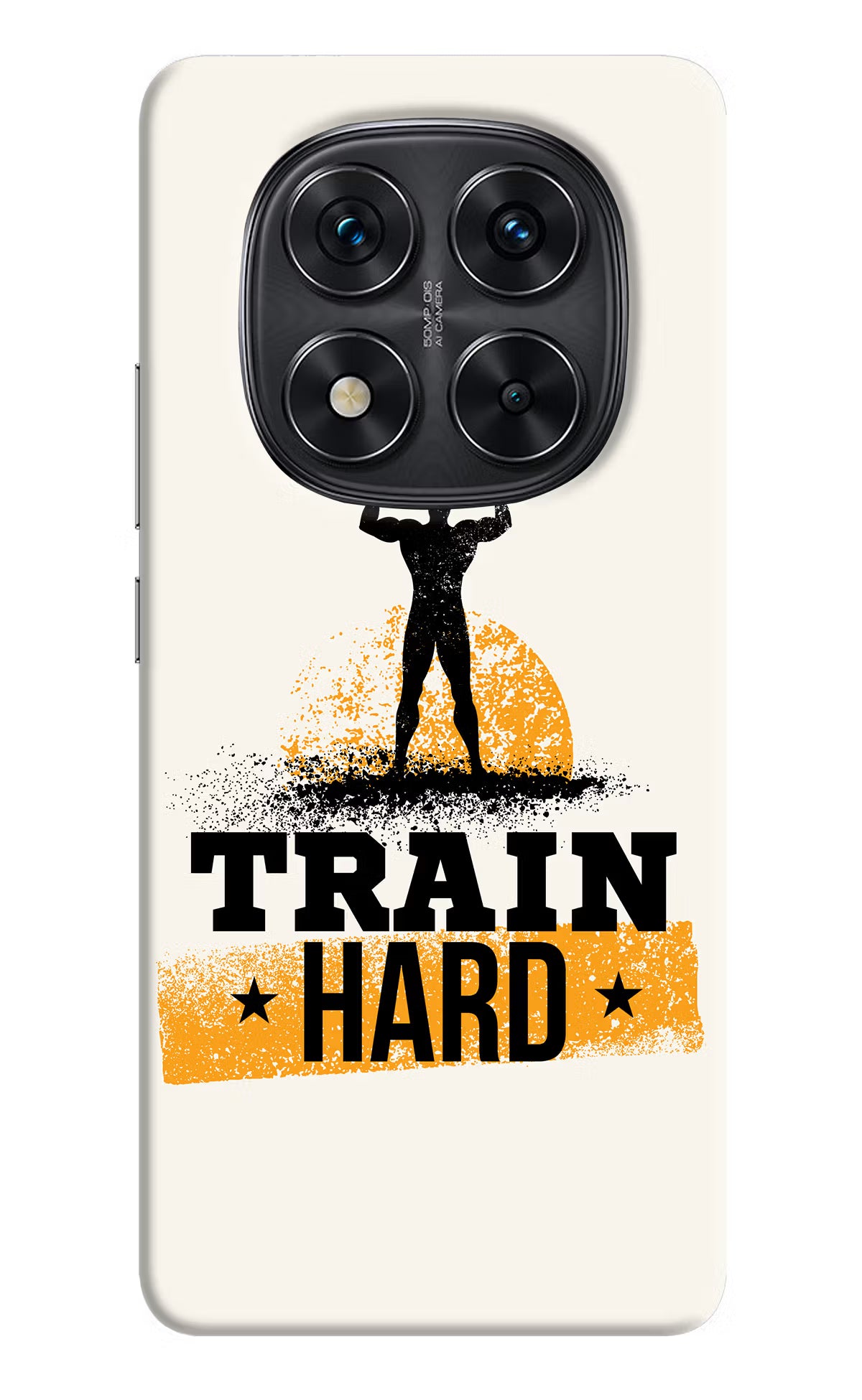 Train Hard Redmi Note 14 Pro 5G Hard Case Back Cover by Casekaro