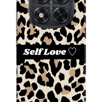 Leopard Print Self Love Redmi Note 14 Pro 5G Hard Case Back Cover by Casekaro