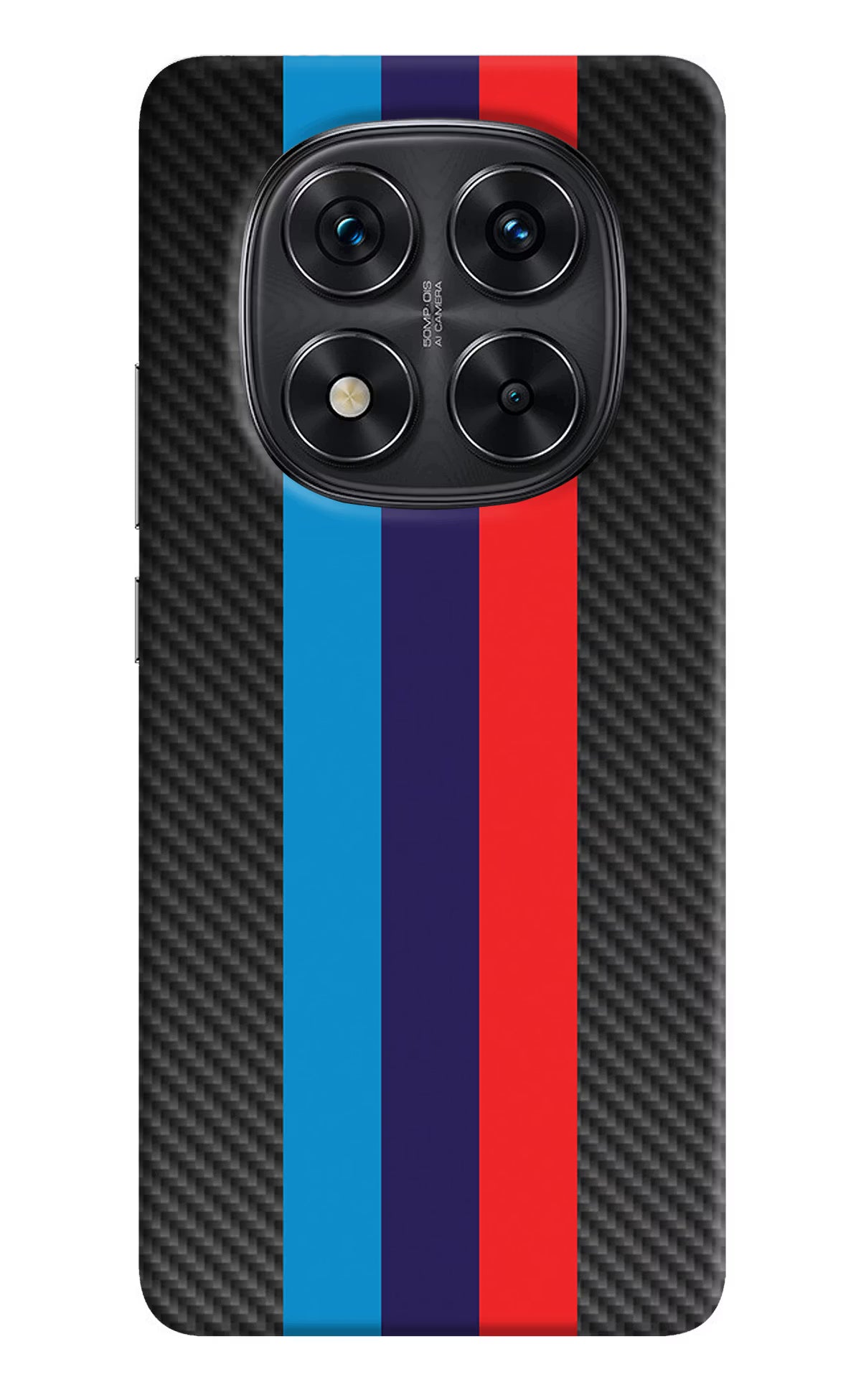 BMW Stripes Pattern Redmi Note 14 Pro 5G Hard Case Back Cover by Casekaro