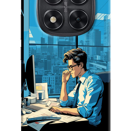 Focused Hustler (AI Generated) Redmi Note 14 Pro 5G Hard Case Back Cover by Casekaro