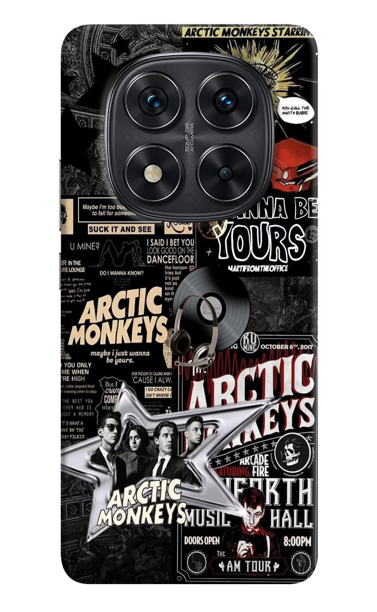 Arctic Monkeys Redmi Note 14 Pro 5G Hard Case Back Cover by Casekaro