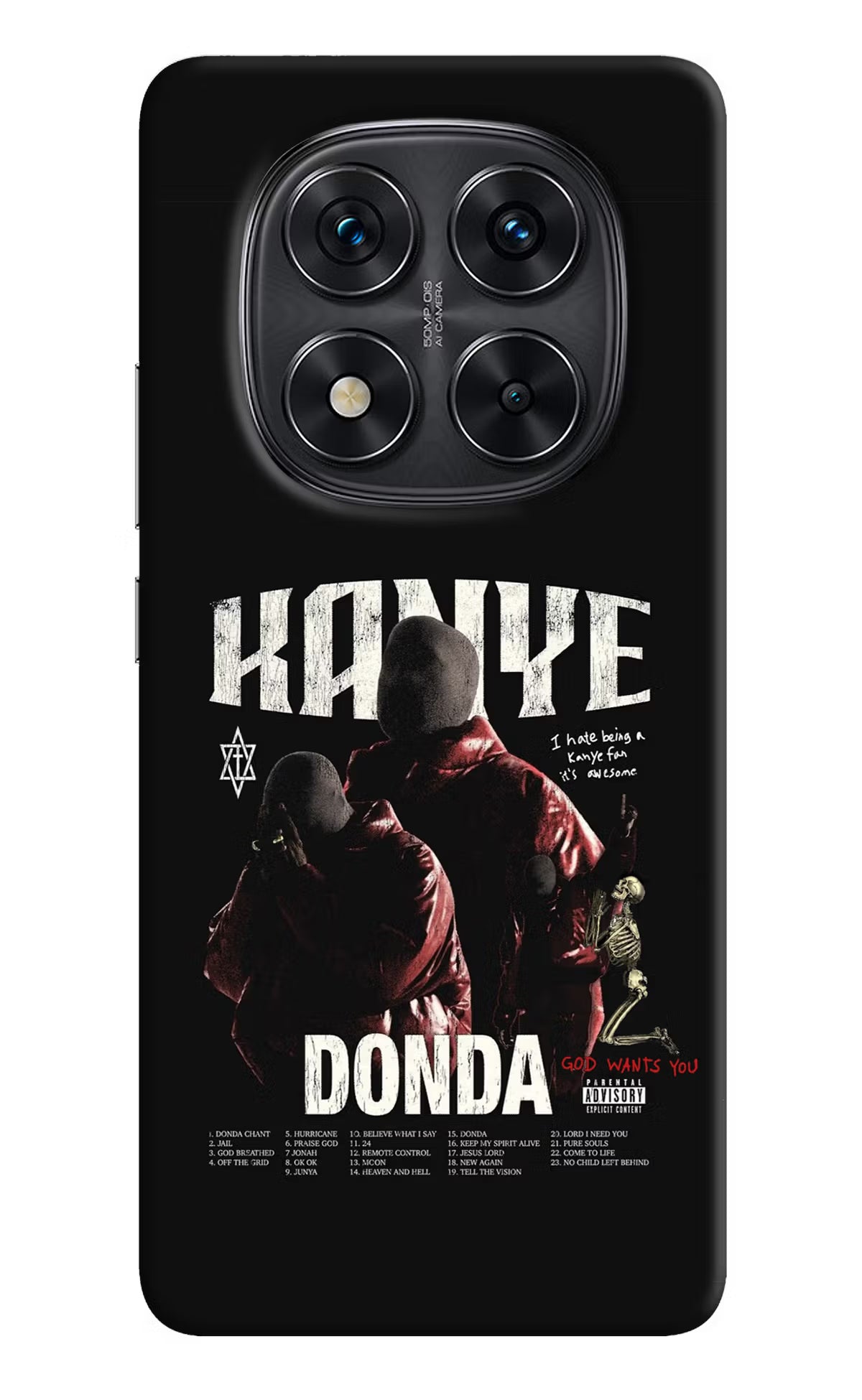 Donda Kanye West Redmi Note 14 Pro 5G Hard Case Back Cover by Casekaro