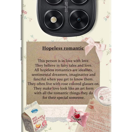 Hopeless Romantic Redmi Note 14 Pro 5G Hard Case Back Cover by Casekaro