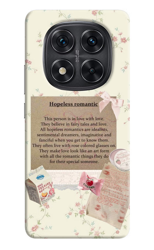 Hopeless Romantic Redmi Note 14 Pro 5G Hard Case Back Cover by Casekaro