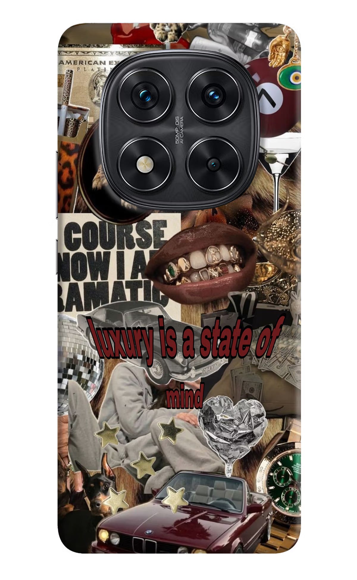 Luxury Redmi Note 14 Pro 5G Hard Case Back Cover by Casekaro