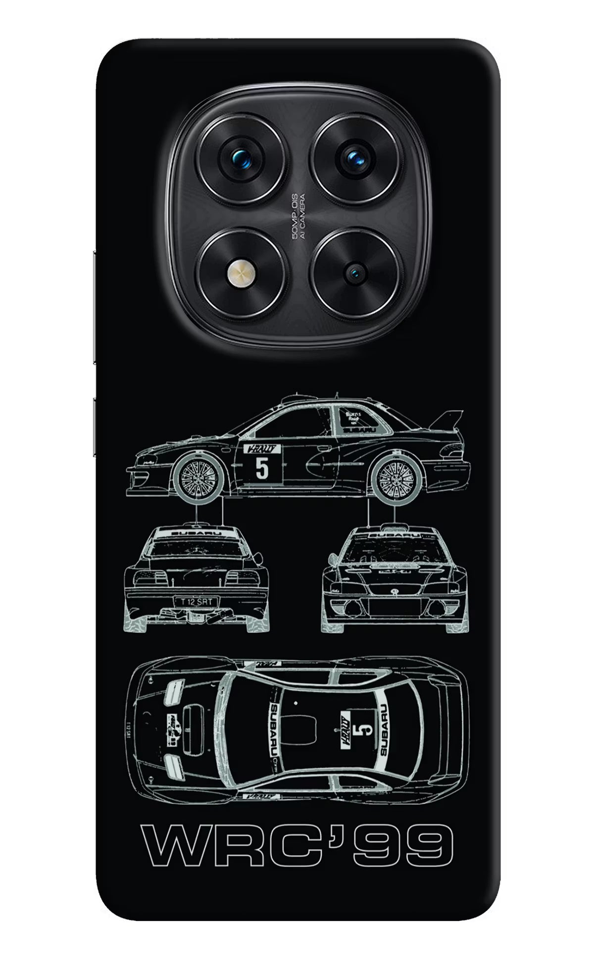 WRC'99 Redmi Note 14 Pro 5G Hard Case Back Cover by Casekaro