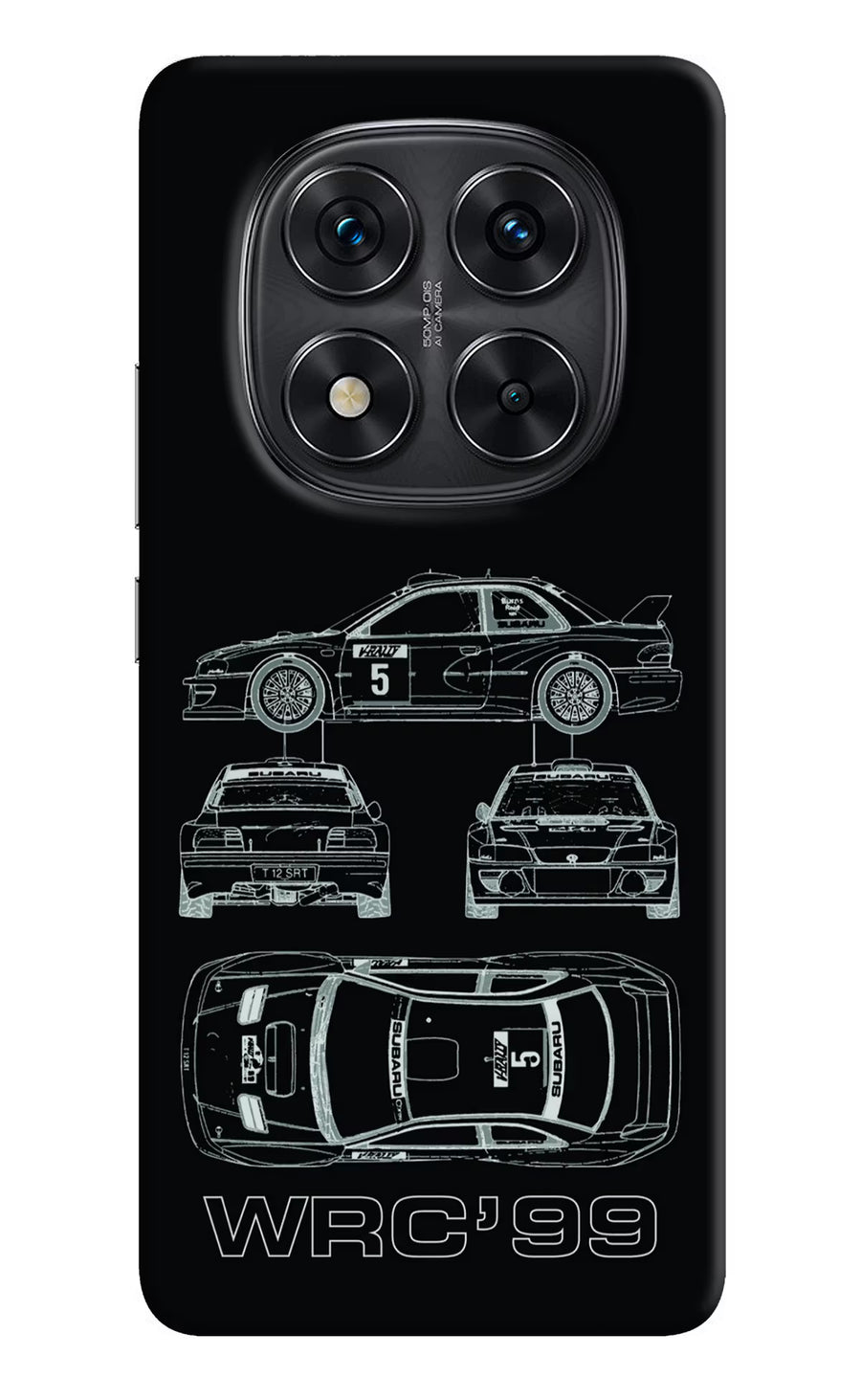 WRC'99 Redmi Note 14 Pro 5G Back Cover, Hard case