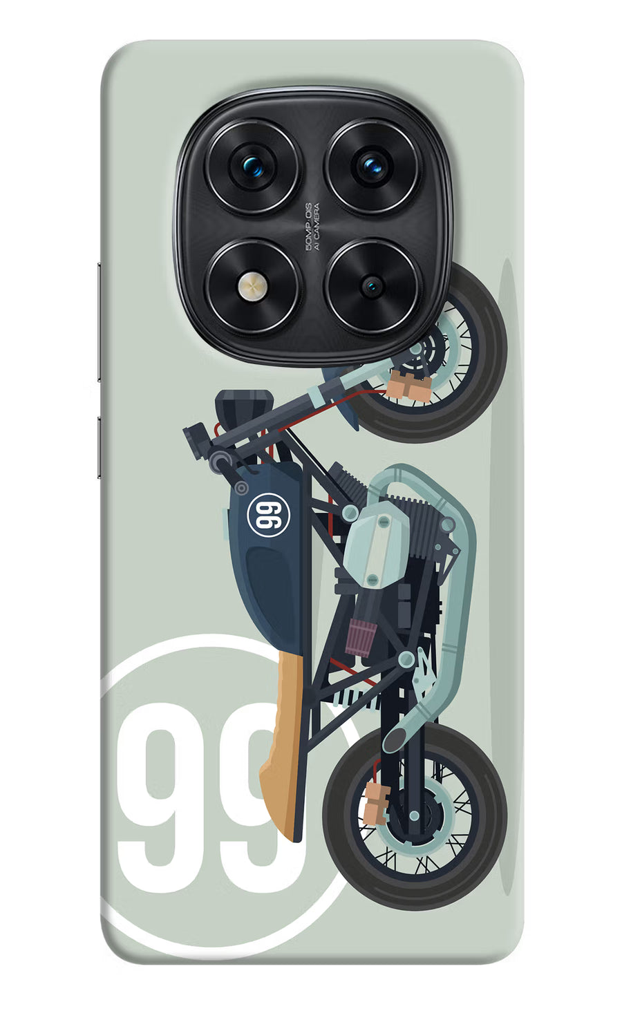 Classic Cafe Racer 99 Redmi Note 14 Pro 5G Back Cover, Hard case