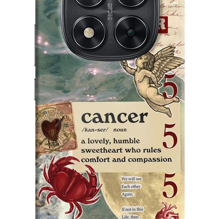 Cancer Zodiac Redmi Note 14 Pro 5G Hard Case Back Cover by Casekaro