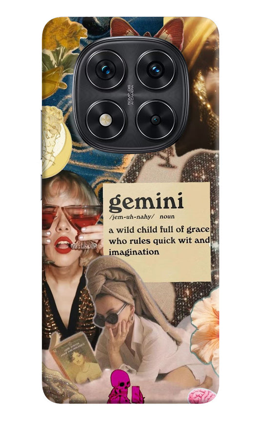 Gemini Zodiac Redmi Note 14 Pro 5G Hard Case Back Cover by Casekaro