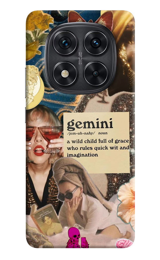 Gemini Zodiac Redmi Note 14 Pro 5G Hard Case Back Cover by Casekaro