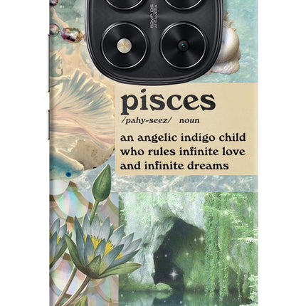 Pisces Zodiac Redmi Note 14 Pro 5G Hard Case Back Cover by Casekaro