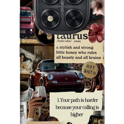 Taurus Zodiac Redmi Note 14 Pro 5G Hard Case Back Cover by Casekaro
