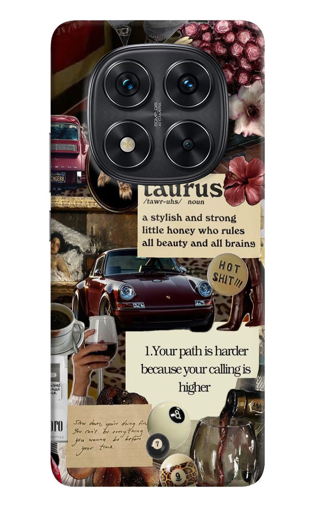 Taurus Zodiac Redmi Note 14 Pro 5G Hard Case Back Cover by Casekaro