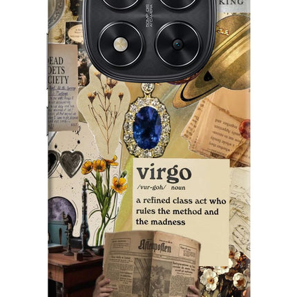 Virgo Zodiac Redmi Note 14 Pro 5G Hard Case Back Cover by Casekaro