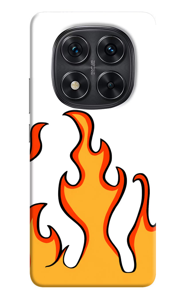 Fired Up – White Redmi Note 14 Pro 5G Hard Case Back Cover by Casekaro