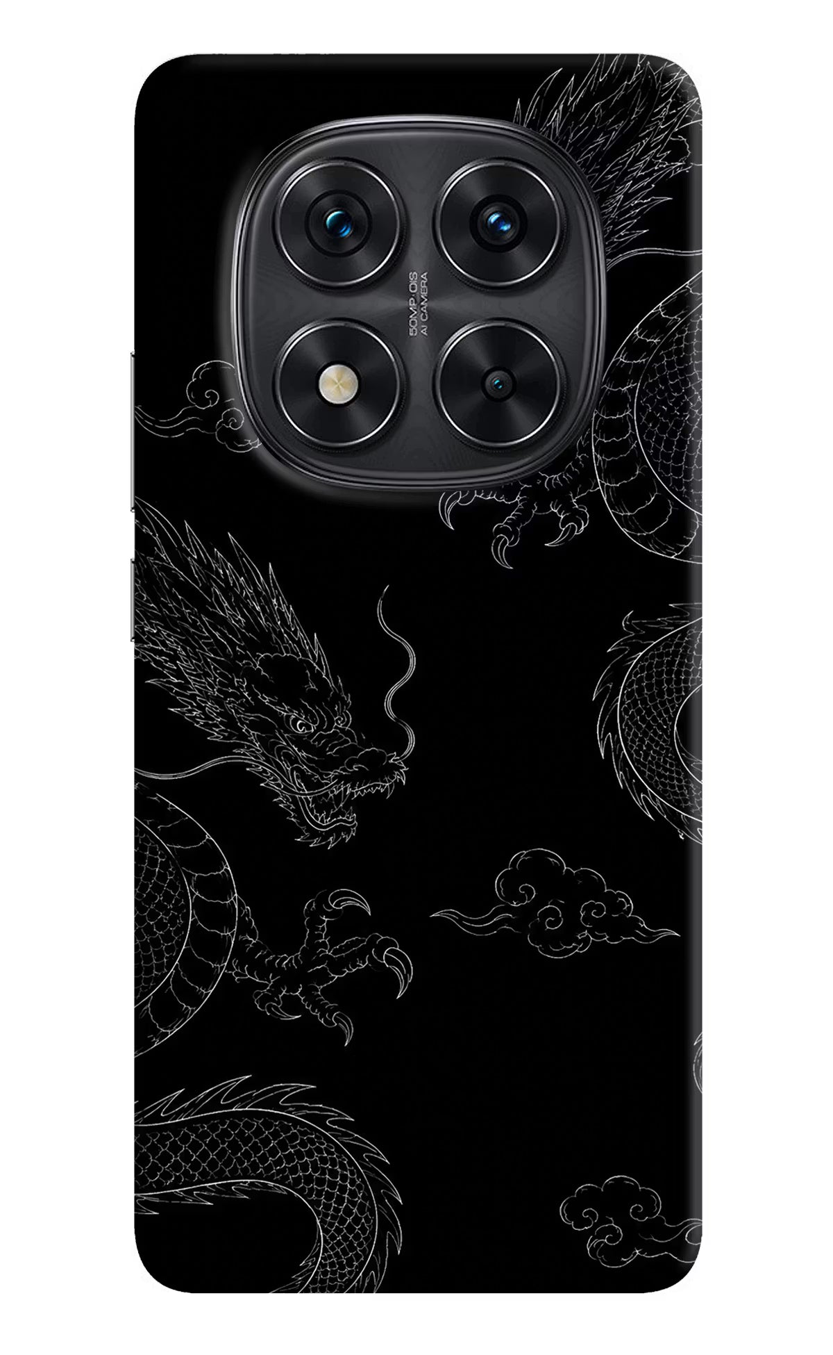 Twin Dragons Redmi Note 14 Pro 5G Hard Case Back Cover by Casekaro