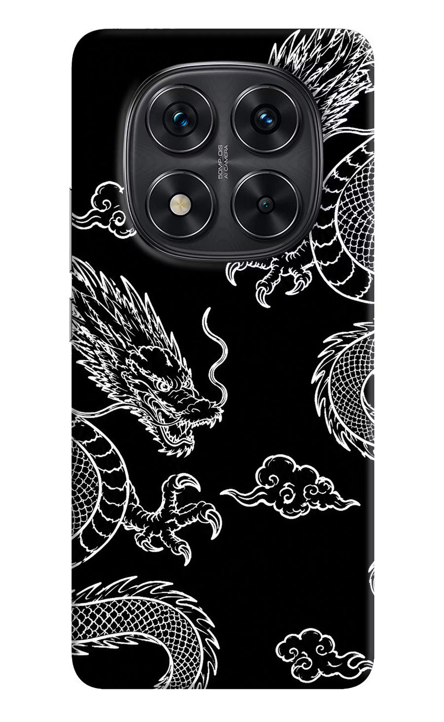 Twin Dragons Redmi Note 14 Pro 5G Back Cover, Hard case