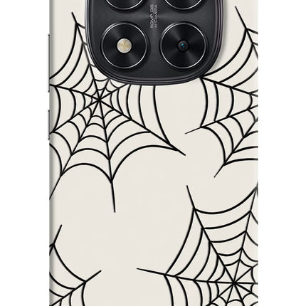Spider Web Redmi Note 14 Pro 5G Hard Case Back Cover by Casekaro