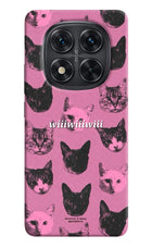 Pink Cats Redmi Note 14 Pro 5G Hard Case Back Cover by Casekaro