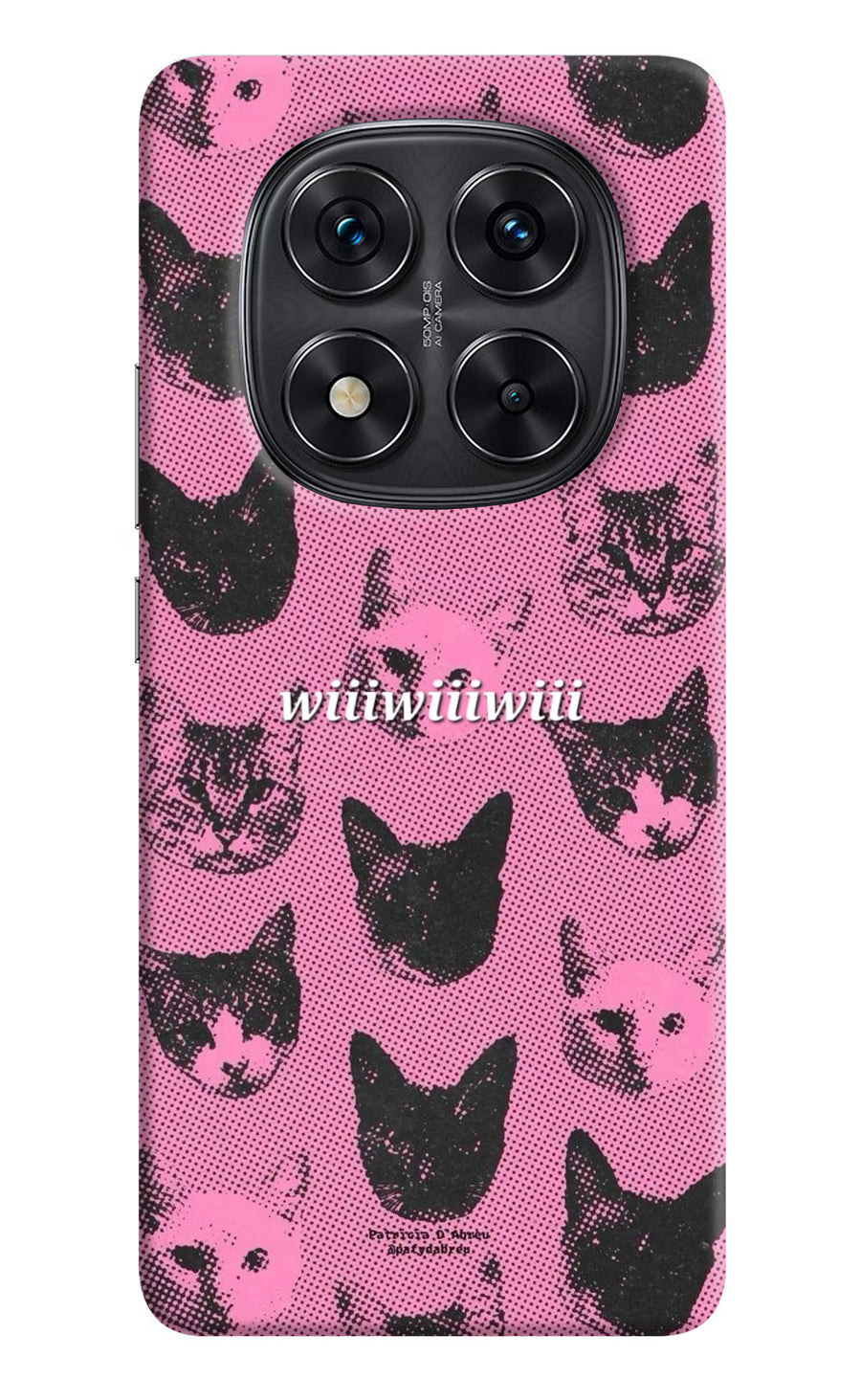 Pink Cats Redmi Note 14 Pro 5G Back Cover, Hard case