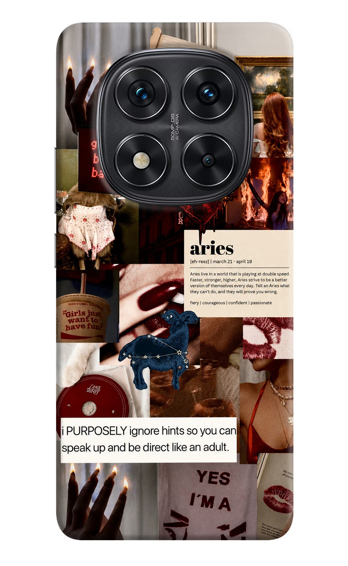 Zodiac Aries Redmi Note 14 Pro 5G Back Cover