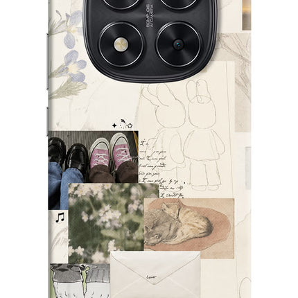Soft Aesthetic Redmi Note 14 Pro 5G Hard Case Back Cover by Casekaro