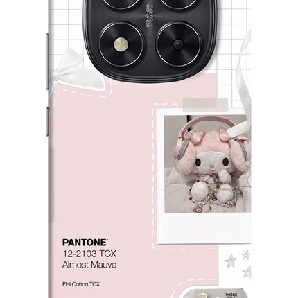 Pantone Asthetic Redmi Note 14 Pro 5G Hard Case Back Cover by Casekaro