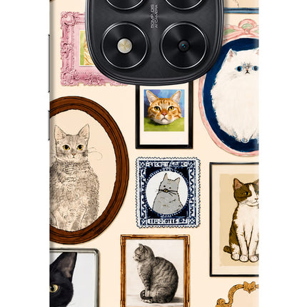 Mirror Cats Redmi Note 14 Pro 5G Hard Case Back Cover by Casekaro