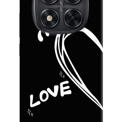 Love Line Redmi Note 14 Pro 5G Hard Case Back Cover by Casekaro