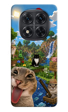 Minecraft Cat Chaos Redmi Note 14 Pro 5G Hard Case Back Cover by Casekaro