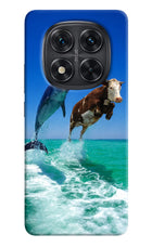 Dolphin vs Cow Redmi Note 14 Pro 5G Hard Case Back Cover by Casekaro