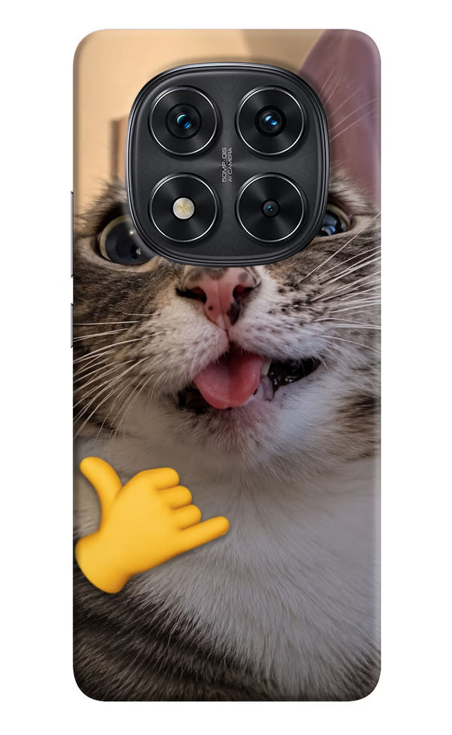 Silly Cat Call Redmi Note 14 Pro 5G Hard Case Back Cover by Casekaro