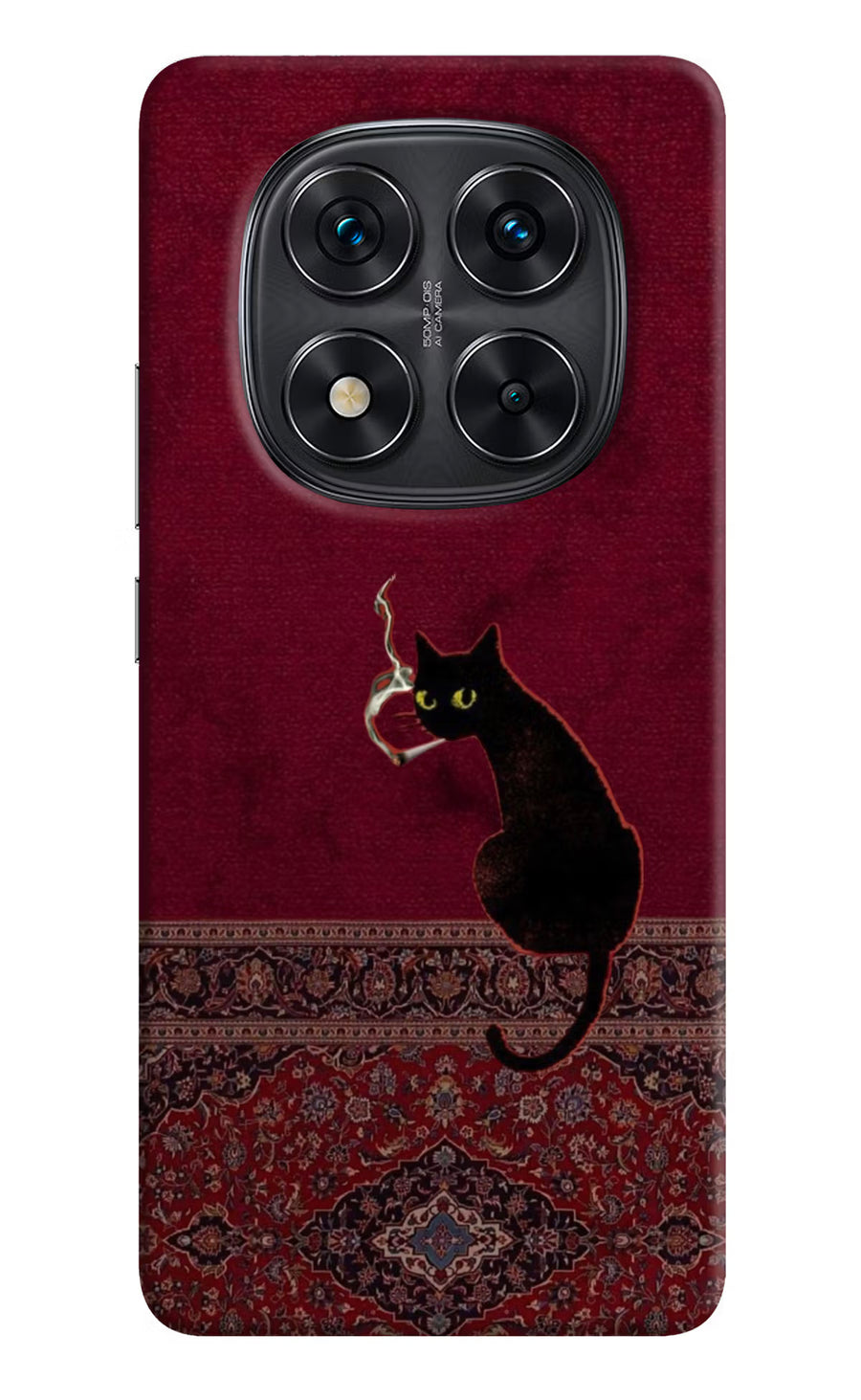 Midnight Cat Redmi Note 14 Pro 5G Back Cover, Hard case