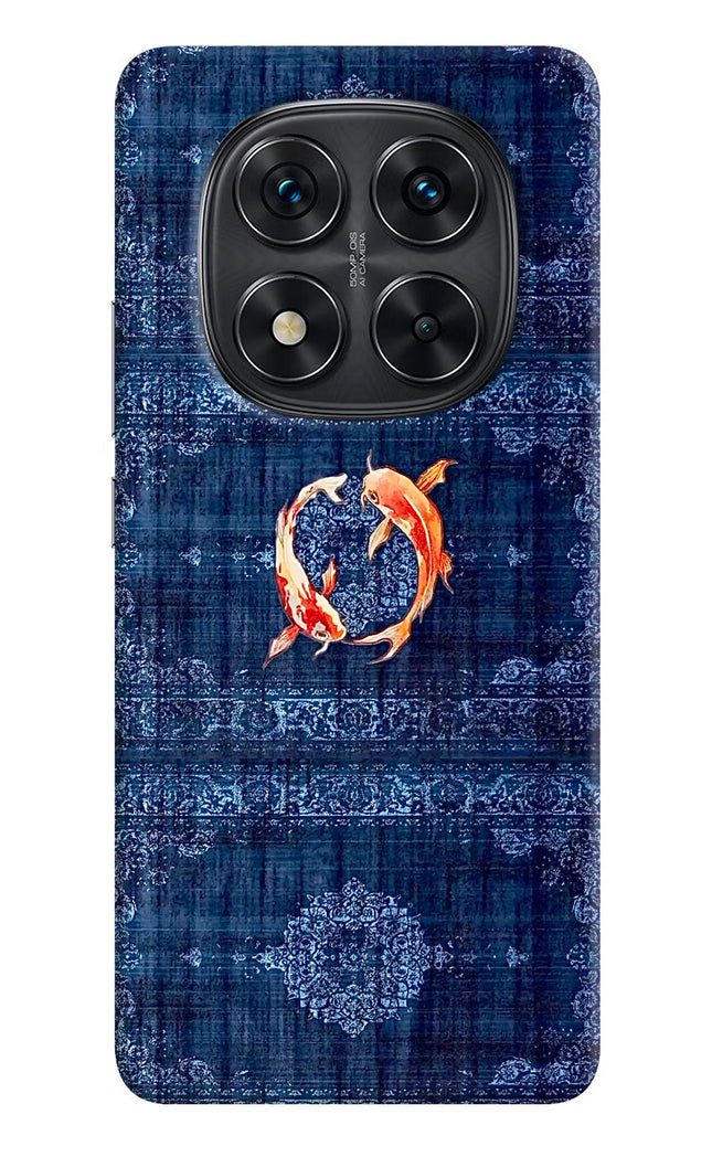 Koi Blue Redmi Note 14 Pro 5G Hard Case Back Cover by Casekaro