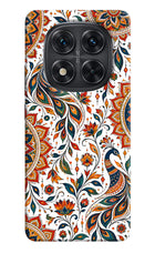 White Mayura Redmi Note 14 Pro 5G Hard Case Back Cover by Casekaro