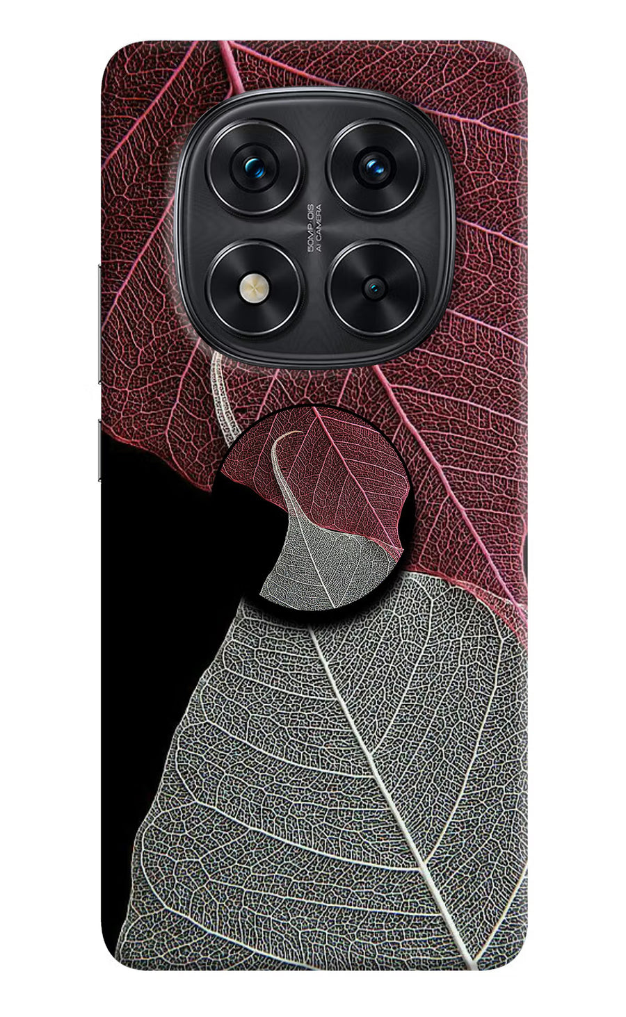 Leaf Pattern Redmi Note 14 Pro 5G Pop Case, Hard case